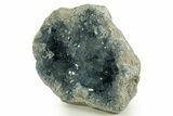 Sparkly, SKy-Blue Celestine (Celestite) Geode - Madagascar #344717-3